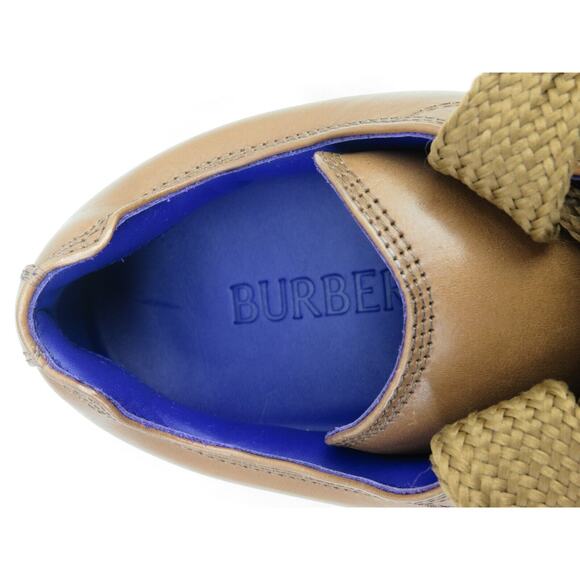 NIB BURBERRY RANGER DARK BROWN LEATHER LACE UP HIKING BOOTS US 9.5 42.5 IT $1K - Picture 14 of 16